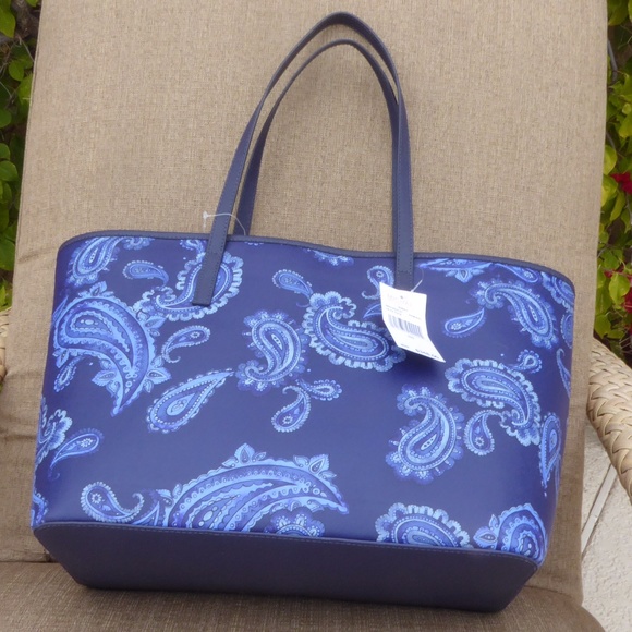 Michael Kors large ziptop tote Blue SOLD!! - Picture 5 of 7